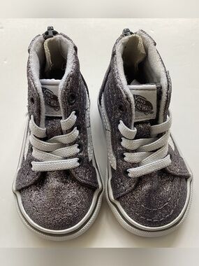 Vans Sk8-Hi Zip Glitter Toddler Shoe